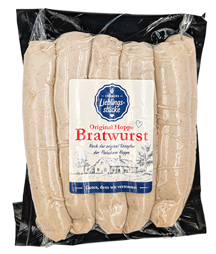 Produktabbildung von Cramer Lieblingsstücke 5 Stück Original Hoppe Bratwurst, SB-verpackt